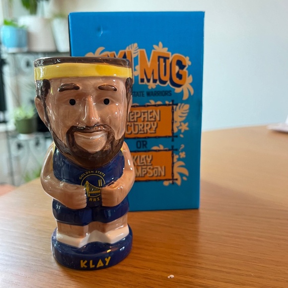 Klay Thompson Warriors Tiki Mug New In Box Golden State Warriors Collectors Mug - Picture 1 of 9